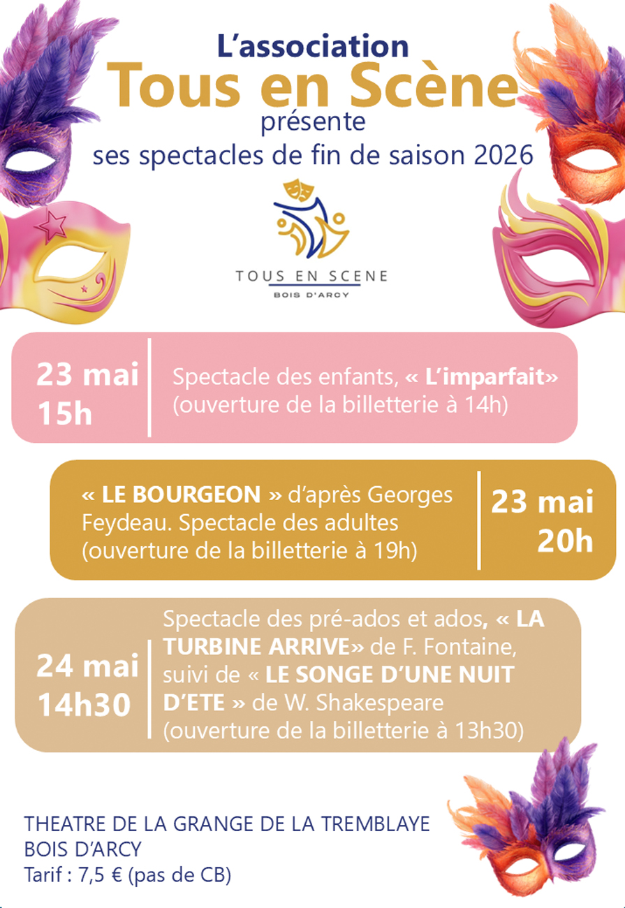 Tous en scène : le rideau se lève !